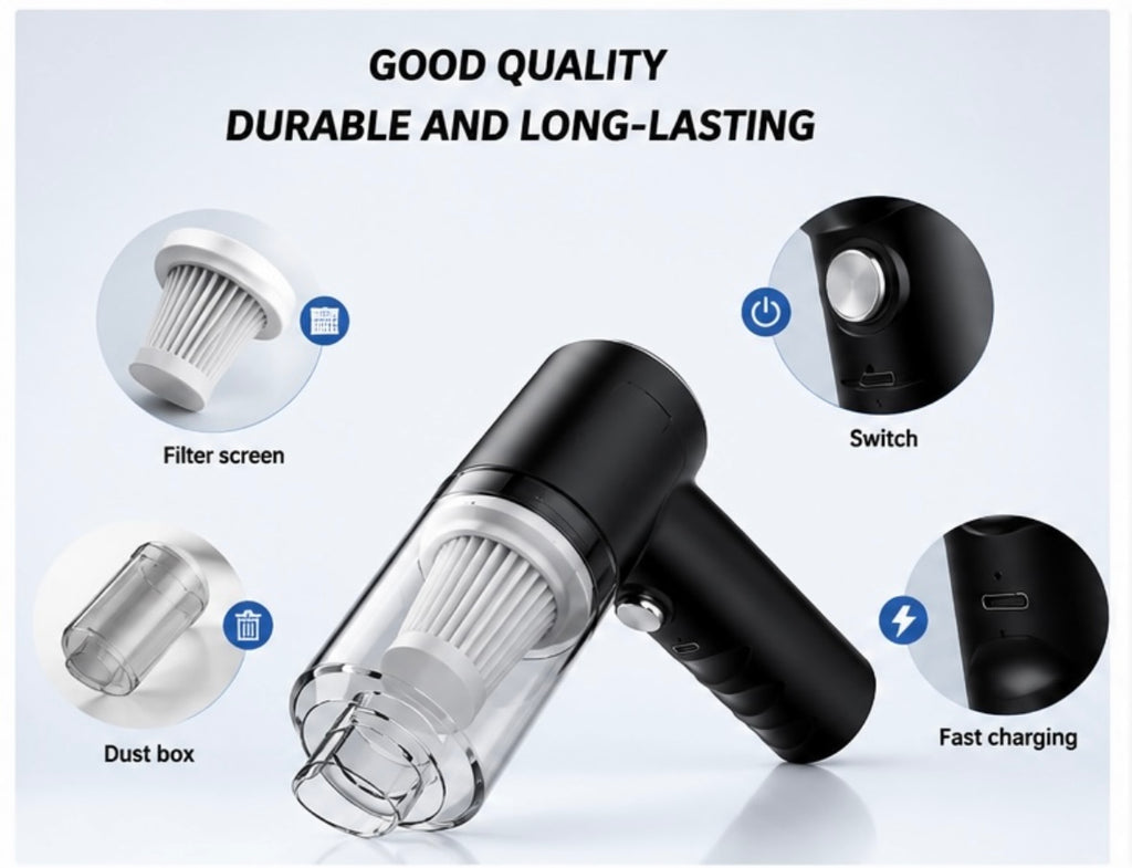 Wireless Vacuum Cleaner – Car & Home