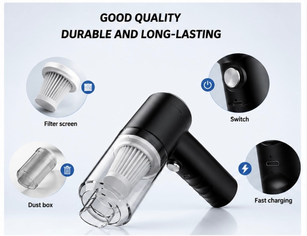 Wireless Vacuum Cleaner – Car & Home