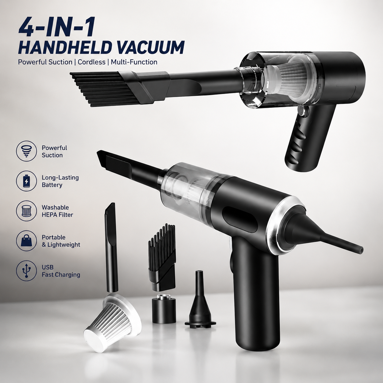 Wireless Vacuum Cleaner – Car & Home